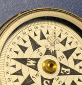 Zero Stock- Antique Small Nautical Dry Card Compass Made in England