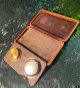 Zero Stock- Antique Travel 8 Day Clock, Barometer and Thermometer Compendium