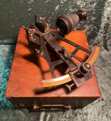 Zero Stock- Antique Marine Sextant Octant Made by C Plath Hamburg Germany