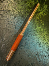 Zero Stock-Antique  Nautical Mahogany Telescope Signed Dolland Day or Night