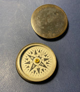 Zero Stock- Antique Small Nautical Dry Card Compass Made in England