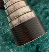 Zero Stock-Antique Seven Draw Monocular Telescope Chd. Gottlieb 112 Bunhill Row Finsbury Sq London