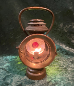 Zero Stock-Neverout Insulated Kerosene Safety Lamp  Patent  Rose Mfg. Co. Philadelphia USA