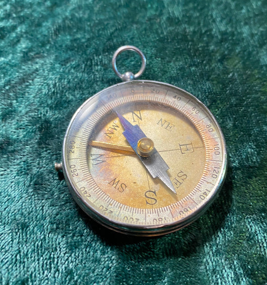 Small Brass Pocket Compass