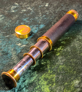 Zero Stock-Antique  Field Telescope Spyglass Made in France
