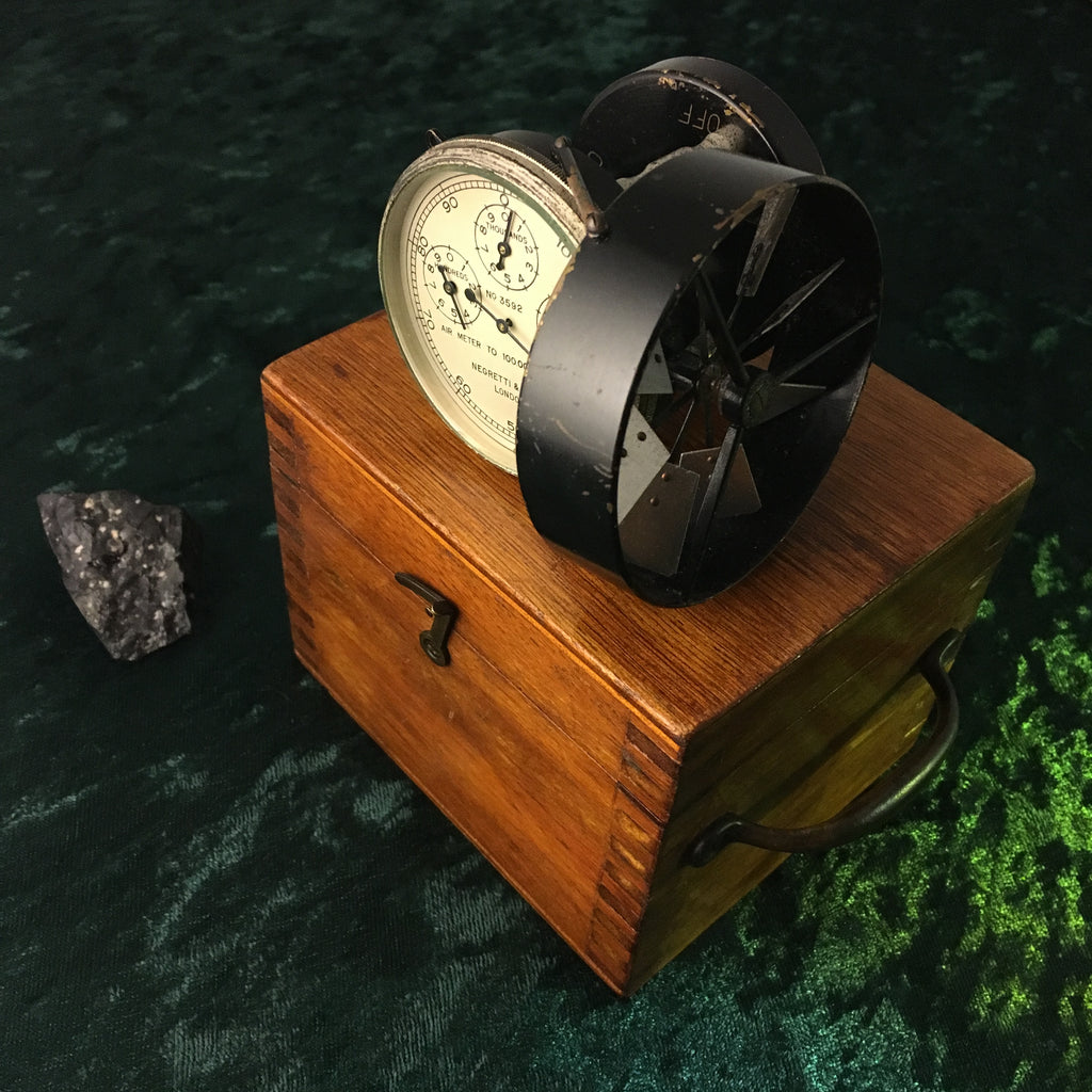 ZERO STOCK-ANTIQUE ANEMOMETER MADE BY NEGRETTI ZAMBRA LONDON – Explorer ...