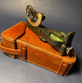 Zero Stock- Vintage Abney Reflecting Level Pocket Altimeter Compass Made by Negretti & Zambra London
