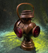 Zero Stock-Neverout Insulated Kerosene Safety Lamp  Patent  Rose Mfg. Co. Philadelphia USA