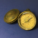 ZERO STOCK-Antique Pocket Compass Made in Germany