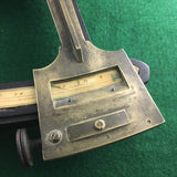 ZERO STOCK-ANTIQUE MARINE OCTANT MADE BY SPENCER BROWNING AND RUST LONDON