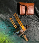 Zero Stock-Vintage Surveying Geologist Compass David White Co Milwaukee Wisconsin