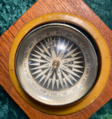 Zero Stock-Vintage Nautical Floating Card Table Compass Made in France
