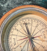Zero Stock-Antique Pocket Compass Made By Negelein Germany