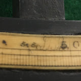 ZERO STOCK-ANTIQUE MARINE OCTANT MADE BY SPENCER BROWNING AND RUST LONDON