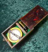 Zero Stock-  Antique Surveyiors Compass Made in France
