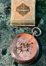 ZERO STOCK -Antique Taylor Leedawl Compass Made in Rochester New York Pat 1918