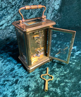 Zero Stock - Antique Small Carriage Clock  Made in France