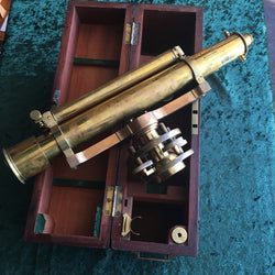 ZERO STOCK-Antique Telescope Improved Dumpy Level  Elliott Brothers London