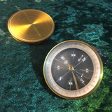 Zero Stock -Vintage Brass Compass Made in France
