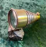 Zero Stock-Antique Seven Draw Monocular Telescope  from Georgian Era