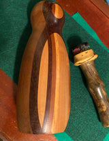 Zero Stock-Two Vintage Wood Kaleidoscopes