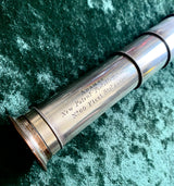 Zero Stock-Impressive 44 Inch Nine Draw  Telescope Signed Adams London From Georgian Era