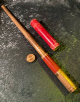 Zero Stock-Antique Telescope Spyglass With Mahogany Barrel 32 Inches