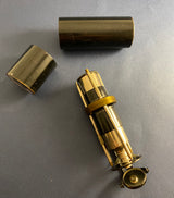 Zero Stock-Antique Pocket Naturalist Microscope Made by Spindler & Hoyer, Gottingen Germany