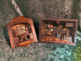 Zero Stock -Antique Wood Musical Box  Made In Bavaria Germany