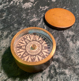 Zero Stock-Antique Small Nautical Dry Card Compass F. W. Lincoln Jr. & Co Boston