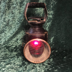 Zero Stock-Antique Railroad Lantern Sherwood Birmingham England