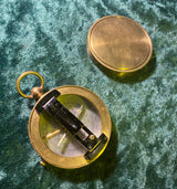 Zero Stock- Vintage Small Surveyors or Miners Compass Made In France