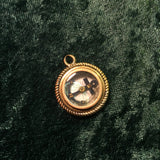 ZERO STOCK-Antique Compass Charm With Rare Anchor Needle