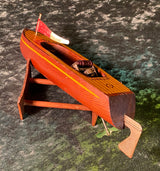 Zero Stock- Antique Keystone Electric Wood Speed Boat Boston USA