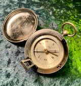 Zero Stock-Vintage Small Surveyors or Miners Compass Made In France