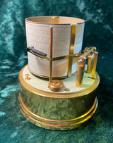 Zero Stock-Vintage  Mini Marine Barograph Made in France