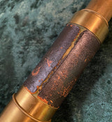 Zero Stock- Antique Telescope Spyglass With Leather Cover 32 Inches