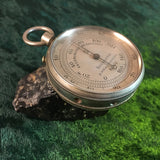 ZERO STOCK  Antique Pocket Bimetallic Thermometer Made by Jules Richard Paris