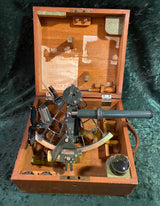 Zero Stock- Vintage Military Sextant Tamaya Co LTD in Original Case