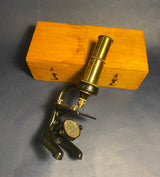 Zero Stock-Antique Field Microscope  Made in Germany