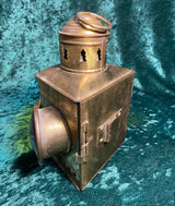 Zero Stock-Antique Brass  Boat Running Light Geo B. Carpenter Chicago