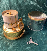 Zero Stock-Vintage  Mini Marine Barograph Made in France
