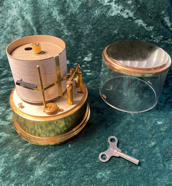 Zero Stock-Vintage  Mini Marine Barograph Made in France