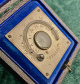 Zero Stock -Antique  Pocket  Thermometer Compass Compendium  Made in Germany