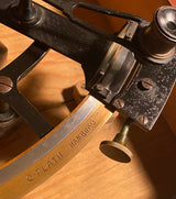 Zero Stock- Antique Marine Sextant Octant Made by C Plath Hamburg Germany