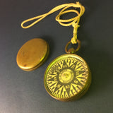 Zero Stock- Antique Small Nautical Dry Card Compass C.H. White Baltimore Maryland