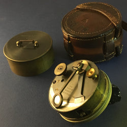 ZERO STOCK-Antique Pocket Drum Sextant Troughton & Simms From London