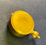 Zero Stock-Antique Gold Gilt Compass Made In England From Georgian Era