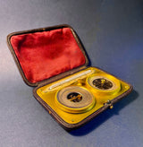 Zero Stock- Antique Pocket Barometer Altimeter Compass  Compendium  Made in France