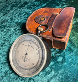 Zero Stock-Antique Pocket Barometer Altimeter Made by Taylor Rochester  New York
